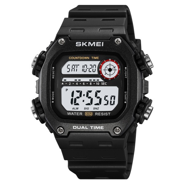 Skmei 2126BKWT Black-White - 3591704