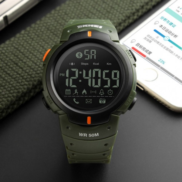 Skmei 1301AG army green Smart Watch - 3590214 Skmei 1301AG army green Smart Watch - 3590214