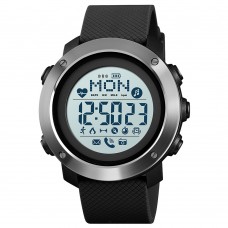 Skmei 1511BK All Black Smart Watch + Compass