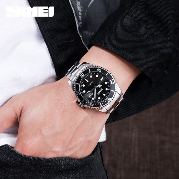 Skmei 1779SIBK Silver-Black - 3590274
