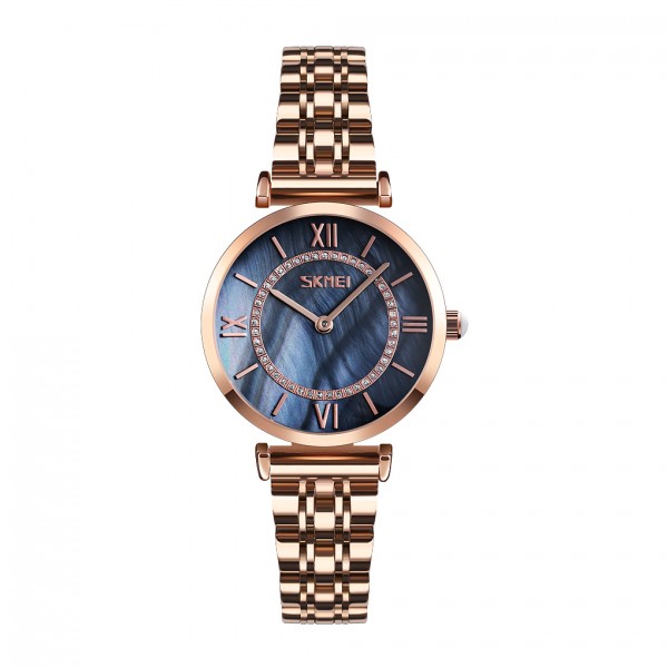 Skmei 9198RGBKH-S Rose Gold-Black Lady - 3590294