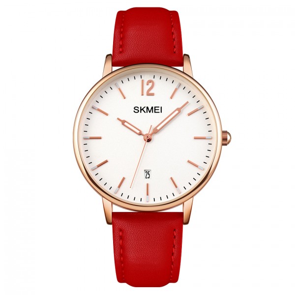 Skmei 1724RGRD Rose Gold-Red - 3590324
