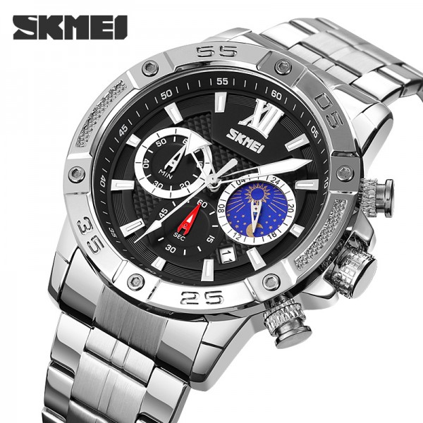 Skmei 9235SIBK Silver-Black - 3590544 Skmei 9235SIBK Silver-Black - 3590544