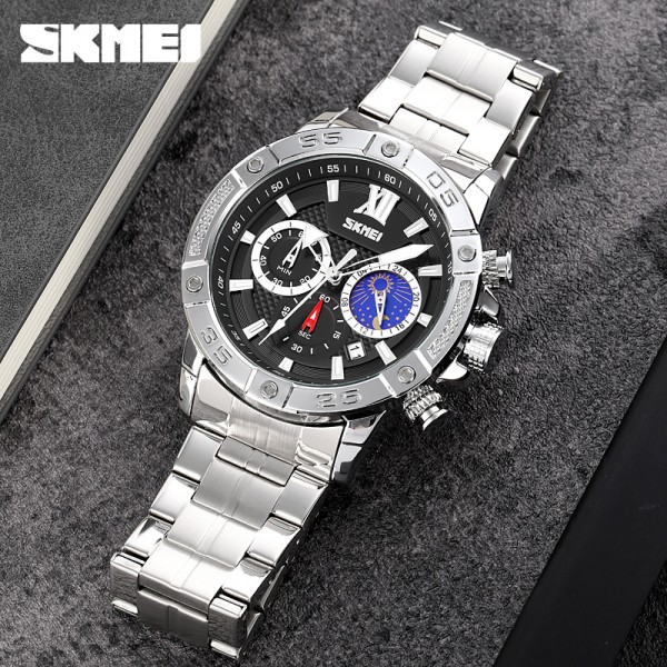 Skmei 9235SIBK Silver-Black - 3590544 Skmei 9235SIBK Silver-Black - 3590544