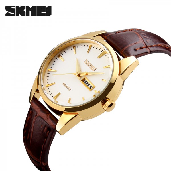 Skmei 9073GDWT-S Gold-White lady - 3590574 Skmei 9073GDWT-S Gold-White lady - 3590574