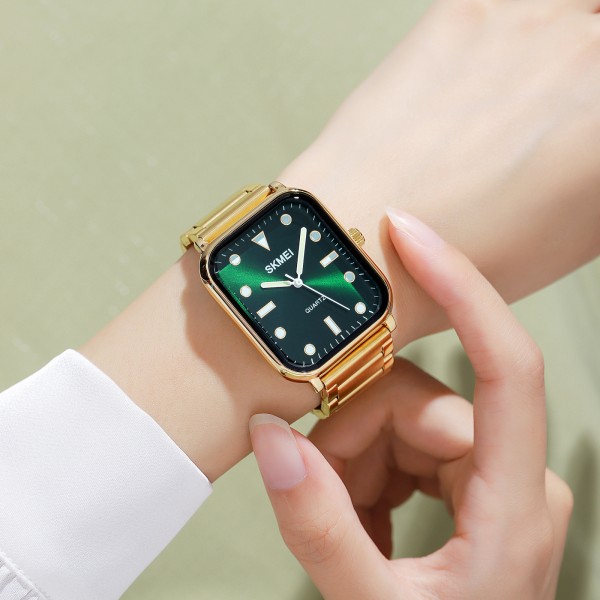 Skmei 1955GDGN-SP Gold-Green Sun Pattern - 3590594