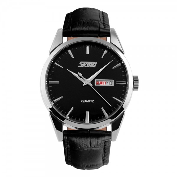 Skmei 9073SIBK-B Silver-Black men SALE - 3590604