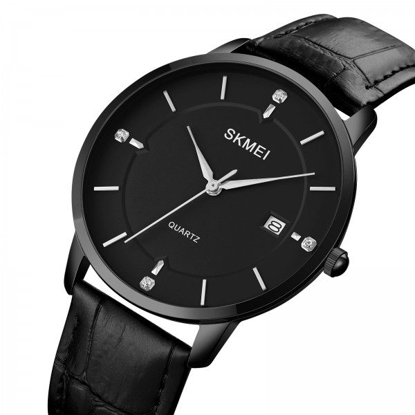 Skmei 1801LBKBK Black-Black Leather - 3590654 Skmei 1801LBKBK Black-Black Leather - 3590654