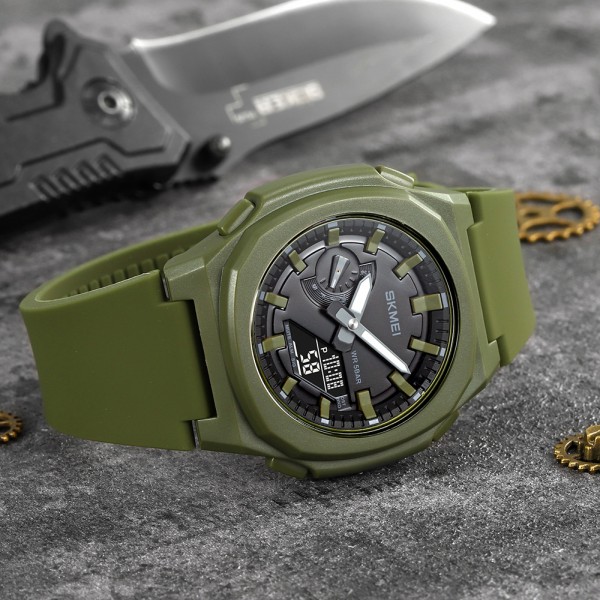Skmei 2091AGBK Army Green Black - 3590934