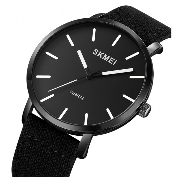 Skmei 1984BBK Black-braided belt - 3591194