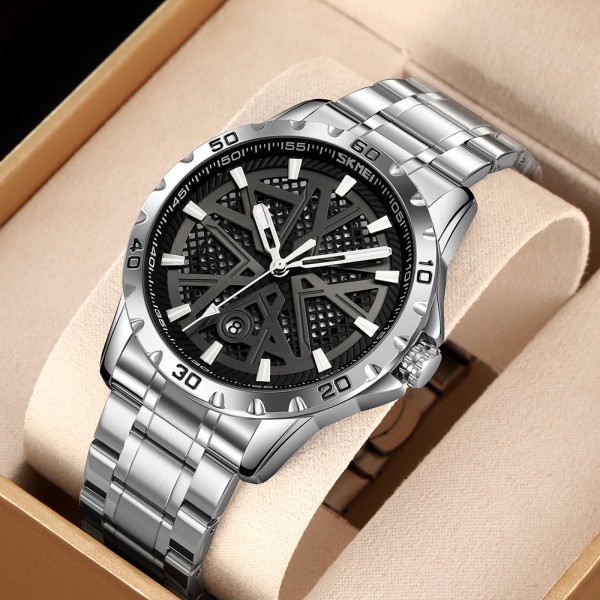 Skmei 9337SIBK Silver-Black - 3591404 Skmei 9337SIBK Silver-Black - 3591404