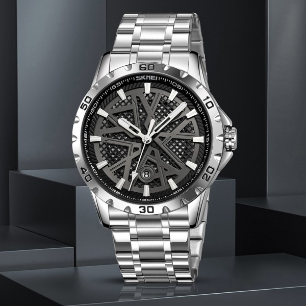 Skmei 9337SIBK Silver-Black - 3591404 Skmei 9337SIBK Silver-Black - 3591404