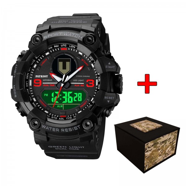Patriot 001RDTRO ТРО Чорні з червоним + Коробка. - 1201-0036-30