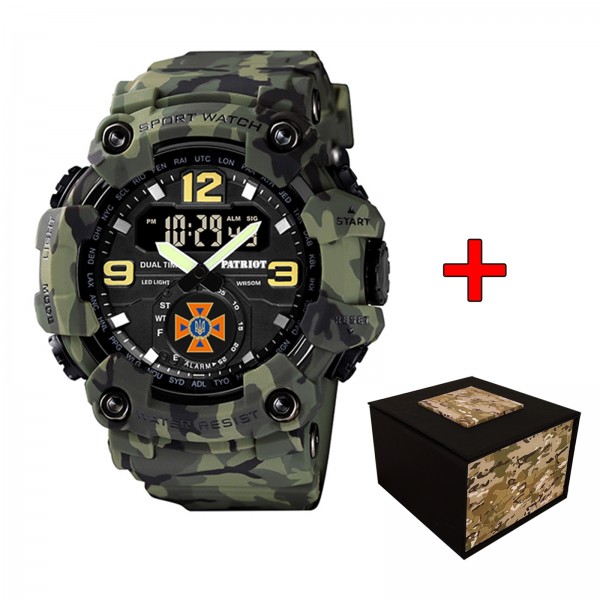 Patriot 004CMGRDSNS ДСНС Зелений камуфляж + Коробка. - 1201-0128-30