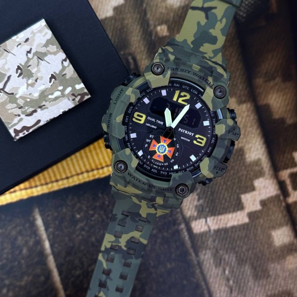 Patriot 004CMGRDSNS ДСНС Зелений камуфляж + Коробка. - 1201-0128-30