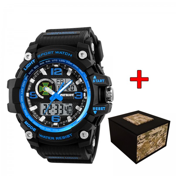 Patriot 012BUBKDPS ДПС Чорні з синім + Коробка - 1201-0172-30