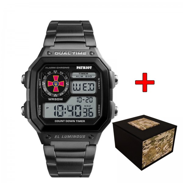 Patriot 011SISU ЗСУ Чорні + Коробка - 1201-0202-30