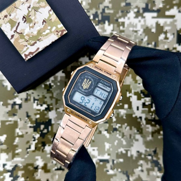 Patriot 011RGUAGD Тризуб золото Рожеве Золото + Коробка. - 1201-0232-30 Patriot 011RGUAGD Тризуб золото Рожеве Золото + Коробка. - 1201-0232-30