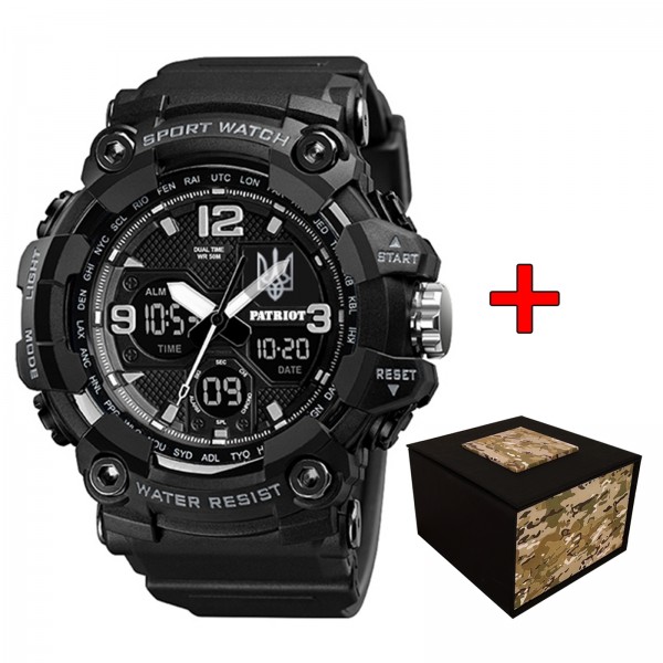 Awarder 006BKUASI Тризуб срібло Чорні + Коробка. - 1202-0426-29