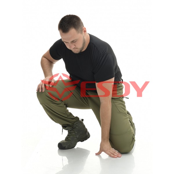 Утепленные тактические штаны софтшел IX-7. ESDY. Олива XL - 3591975 Утепленные тактические штаны софтшел IX-7. ESDY. Олива XL - 3591975