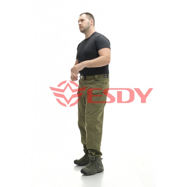 Утепленные тактические штаны софтшел IX-7. ESDY. Олива XL - 3591975 Утепленные тактические штаны софтшел IX-7. ESDY. Олива XL - 3591975