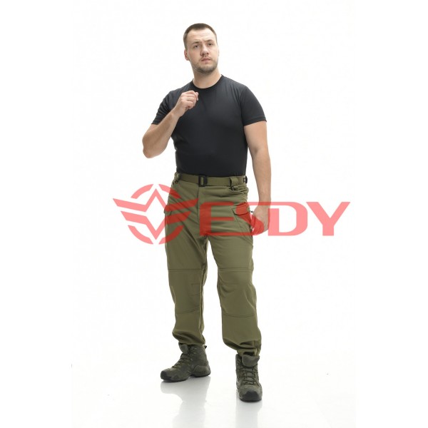 Утепленные тактические штаны софтшел IX-7. ESDY. Олива XL - 3591975 Утепленные тактические штаны софтшел IX-7. ESDY. Олива XL - 3591975