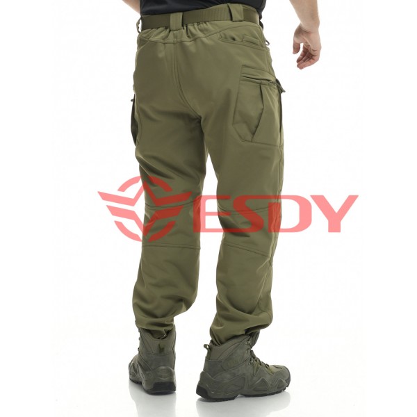 Утепленные тактические штаны софтшел IX-7. ESDY. Олива XL - 3591975 Утепленные тактические штаны софтшел IX-7. ESDY. Олива XL - 3591975