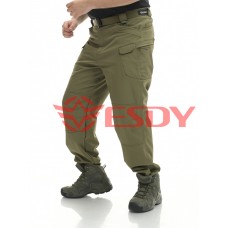 Утепленные тактические штаны софтшел IX-7. ESDY. Олива XL