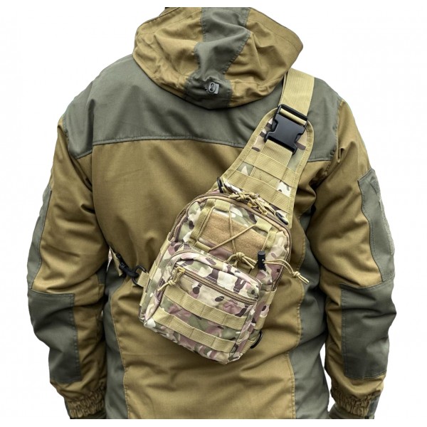 Сумка тактична плечова EDC. 7 л. Мультикам CP - 3591965 Сумка тактична плечова EDC. 7 л. Мультикам CP - 3591965