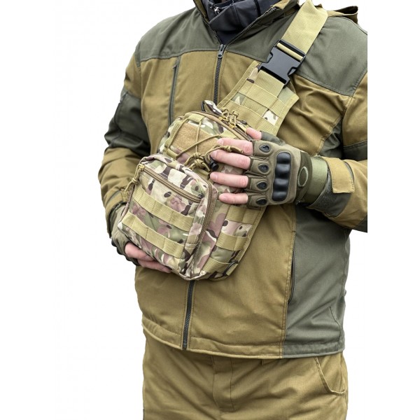 Сумка тактична плечова EDC. 7 л. Мультикам CP - 3591965 Сумка тактична плечова EDC. 7 л. Мультикам CP - 3591965