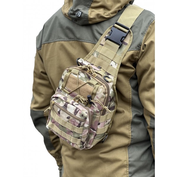 Сумка тактична плечова EDC. 7 л. Мультикам CP - 3591965 Сумка тактична плечова EDC. 7 л. Мультикам CP - 3591965