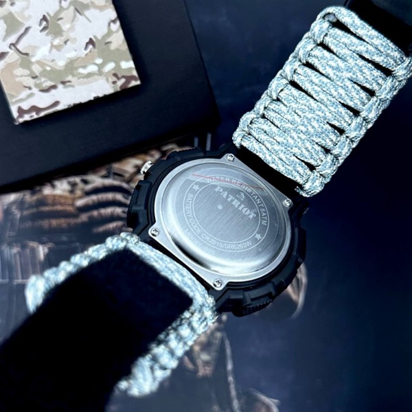 Patriot 005BKSU ЗСУ Чорні Паракордовий ремінець ACU + Коробка - 1201-0321-30 Patriot 005BKSU ЗСУ Чорні Паракордовий ремінець ACU + Коробка - 1201-0321-30