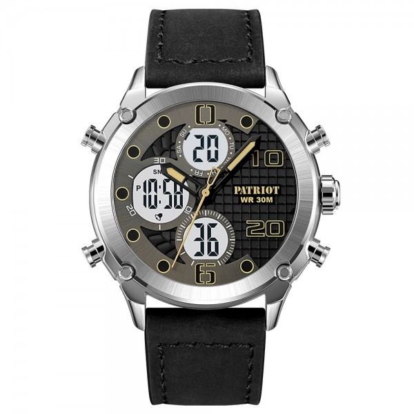 Patriot 017LSIWT Silver-White Leather - 1201-0493-30