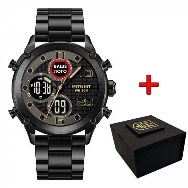 Patriot 017 Ваше Лого All Black Steel - 1201-0568-30