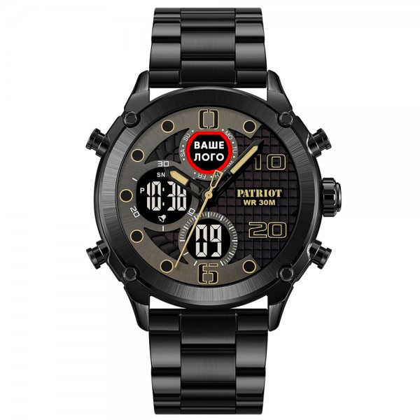 Patriot 017 Ваше Лого All Black Steel - 1201-0568-30 Patriot 017 Ваше Лого All Black Steel - 1201-0568-30