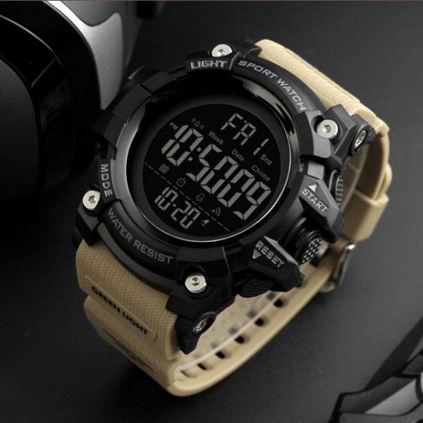 Skmei 1384 Black-Khaki Wrisband - 3590085 Skmei 1384 Black-Khaki Wrisband - 3590085