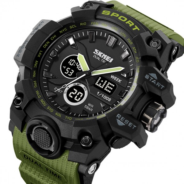 Skmei 2197AG Army Green - 3591515