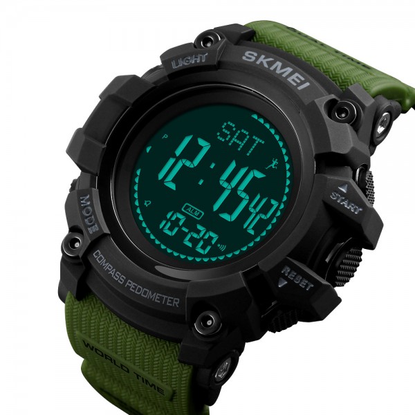 Skmei 1356AG Army Green + Compass - 3590185 Skmei 1356AG Army Green + Compass - 3590185