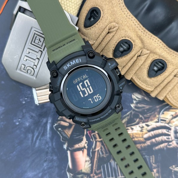 Skmei 1356AG Army Green + Compass - 3590185 Skmei 1356AG Army Green + Compass - 3590185