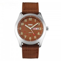 Skmei 9112BN Silver-Brown
