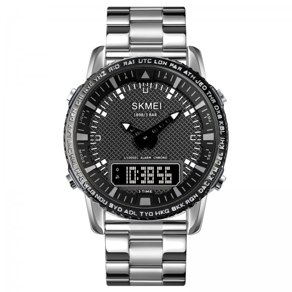Skmei 1898SIBK Silver-Black SALE - 3590285