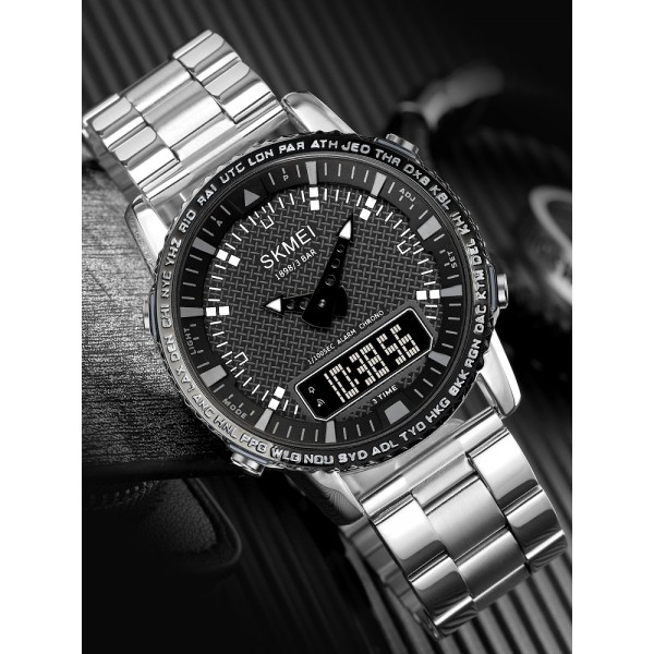 Skmei 1898SIBK Silver-Black SALE - 3590285