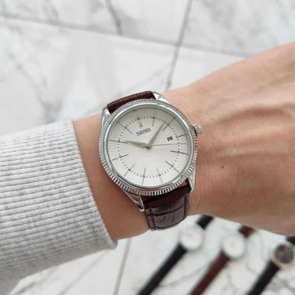 Skmei 9298SISIBN Silver Silver-Brown SALE - 3590605 Skmei 9298SISIBN Silver Silver-Brown SALE - 3590605