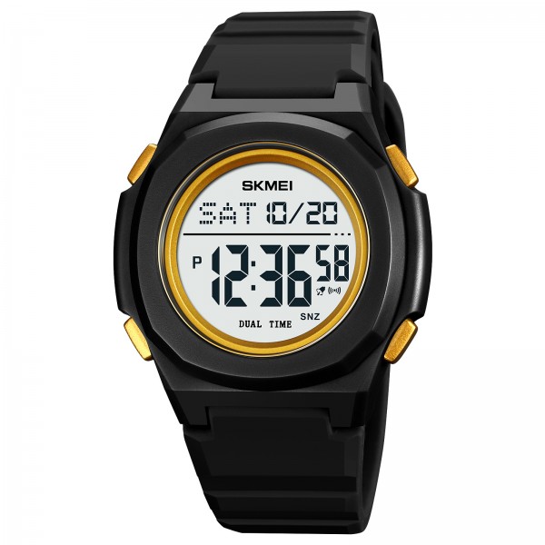 Skmei 2023BKGD-WT Black-Gold White - 3590745