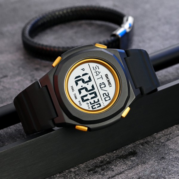 Skmei 2023BKGD-WT Black-Gold White - 3590745 Skmei 2023BKGD-WT Black-Gold White - 3590745