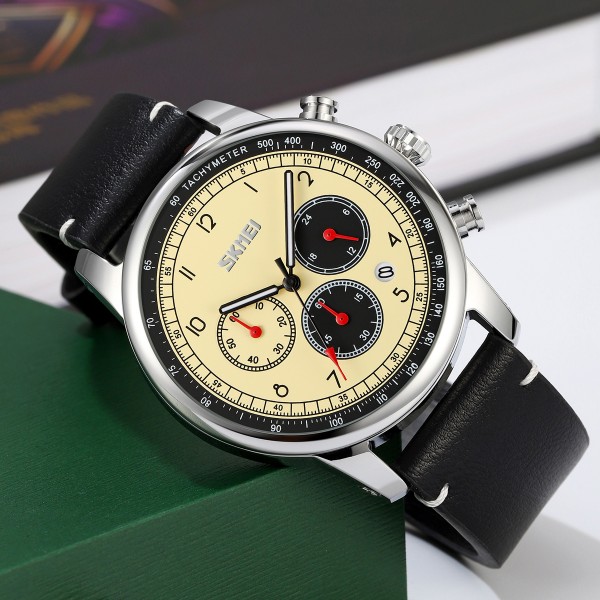 Skmei 9318BEBK Beige-Black - 3591145