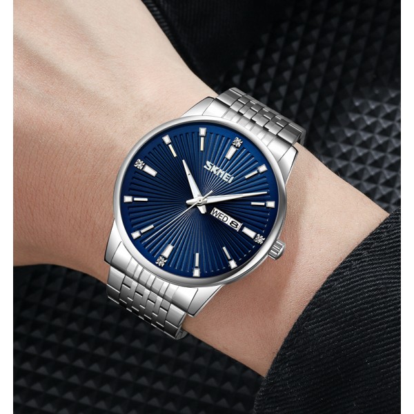 Skmei 9323SIBU Silver-Blue - 3591165 Skmei 9323SIBU Silver-Blue - 3591165