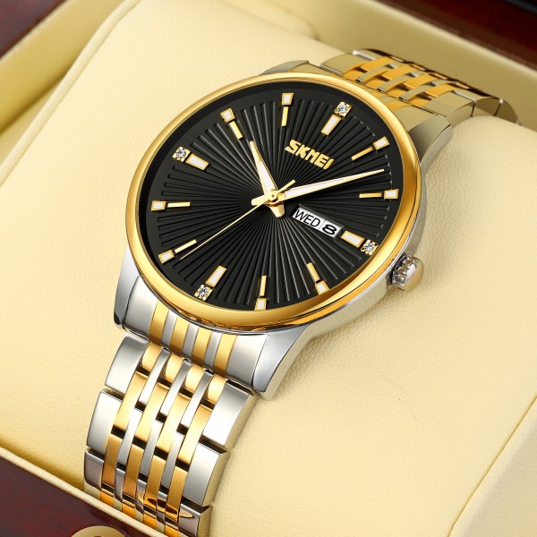 Skmei 9323TGDBK Silver/Gold-Black - 3591175