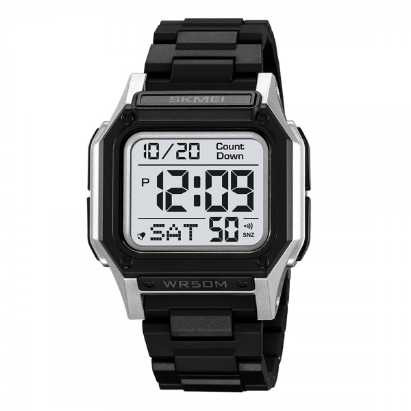 Skmei 2264BKSIWT Black-Silver-White - 3591365