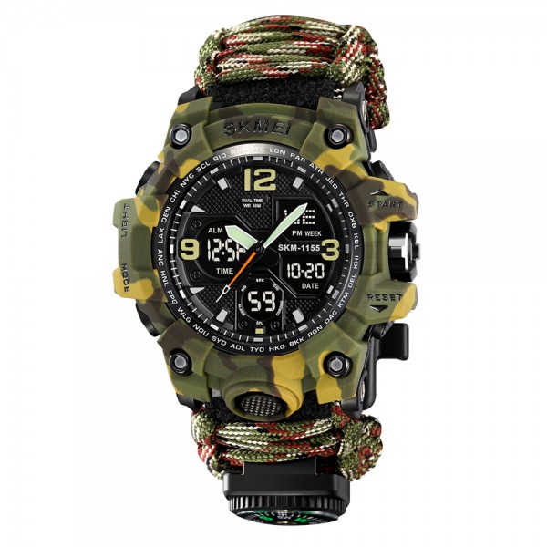 Skmei 1155BNCMGN Camo Green - 3591375